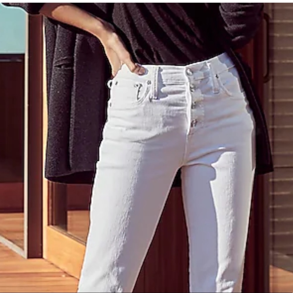 White J. Crew jeans